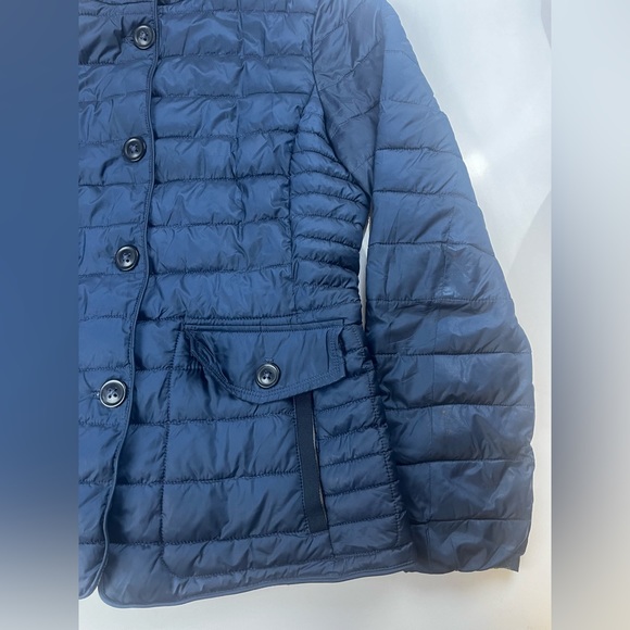 Geox Respira Hooded Button Puffer S124-28 - Picture 5 of 7